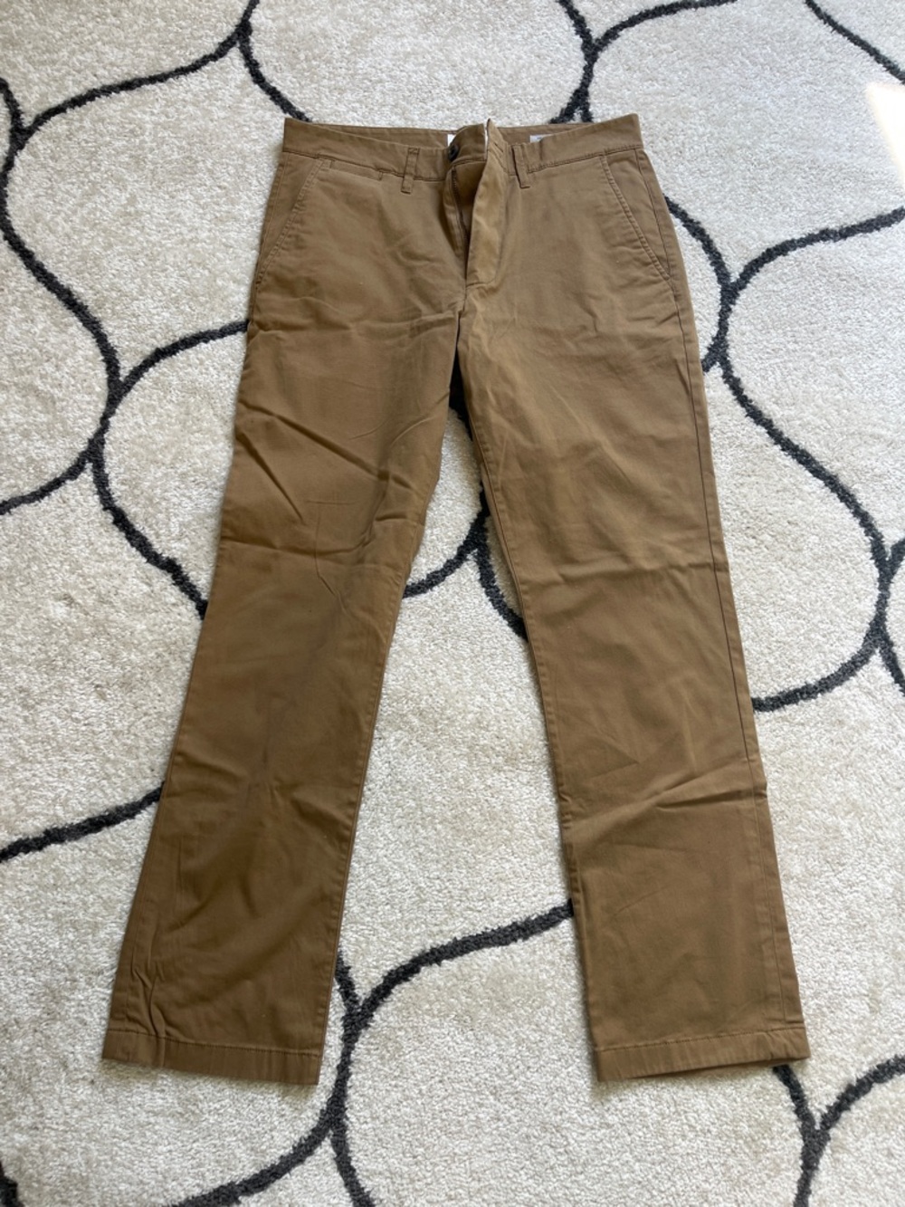 Goodfellow & Co Brown Hennepin Straight-Leg Chinos